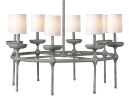 Concord 8 Light Chandelier-Grey