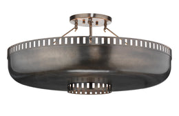 Constantine Semi Flush Mount-Black