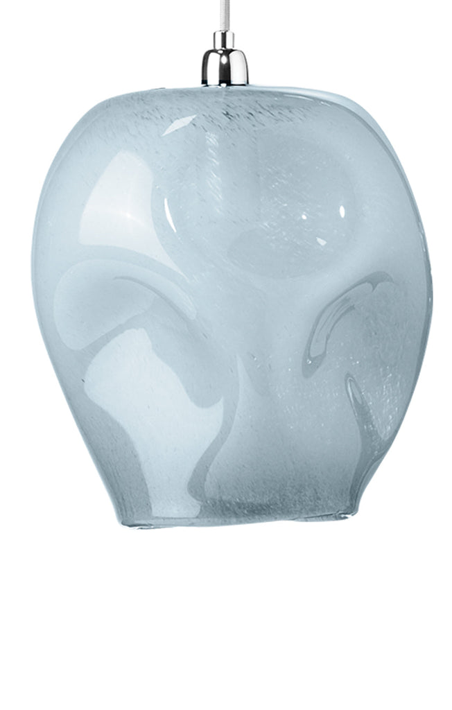 Dimpled Glass Pendant-Blue-5DIMP-LGB