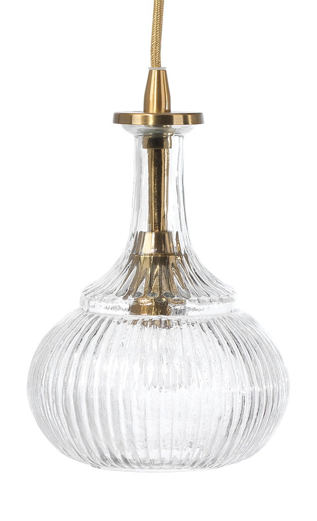 Olive Carafe Pendant-Clear