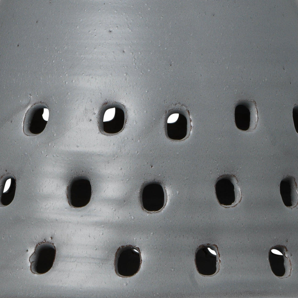 Long Perforated Pendant-Grey-5PERF-TAPEG