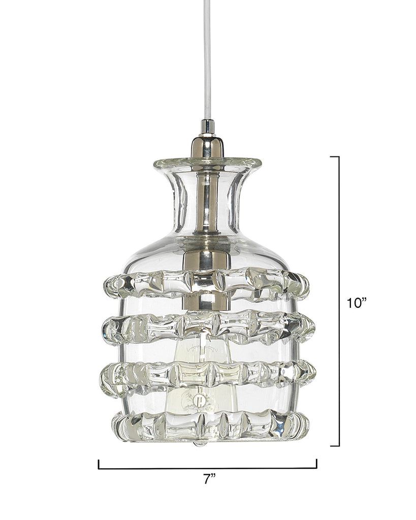 Ribbon Pendant-Clear -5RIBB-SMC