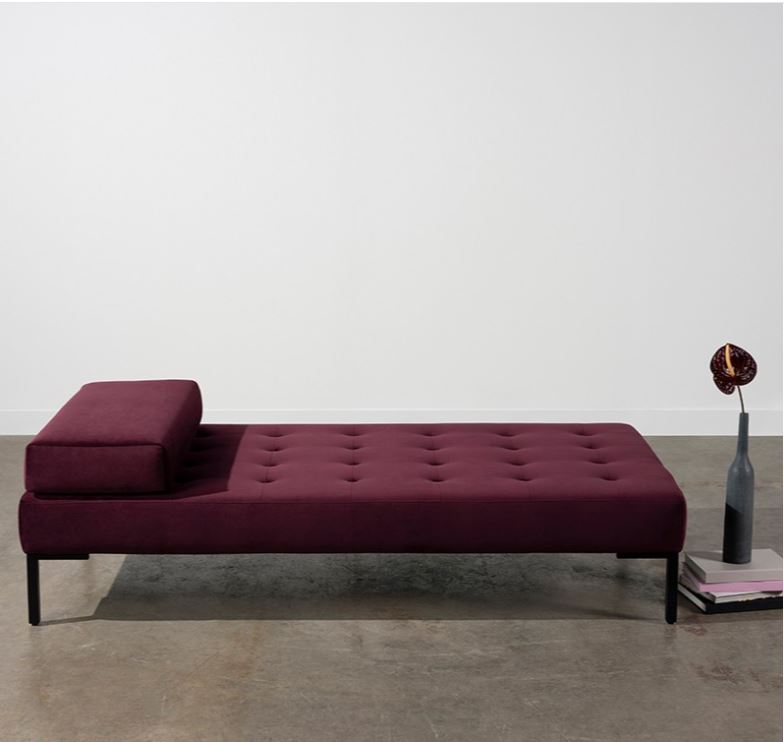 Giulia Daybed Sofa - Mulberry