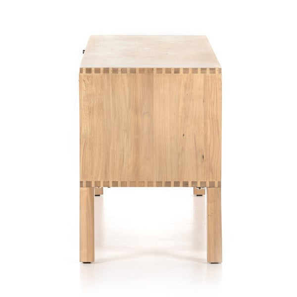 Isador Media Console-Dry Wash Poplar