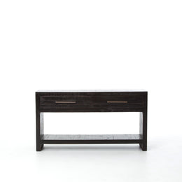 Suki Console Table, Burnished Black