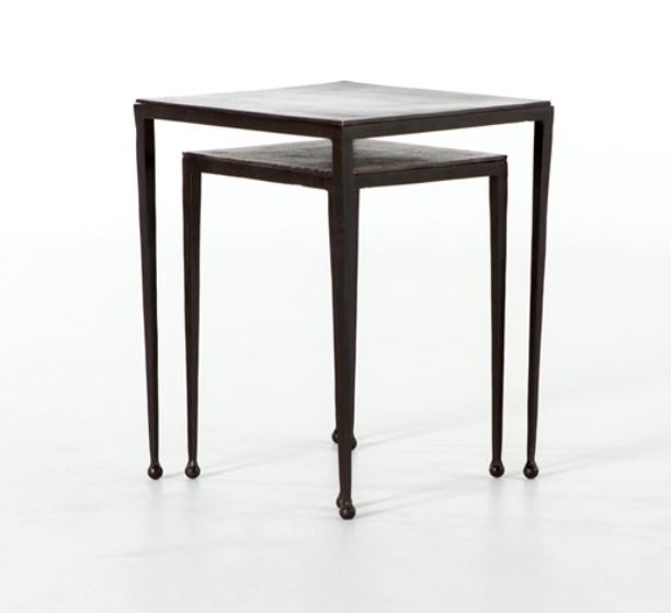 Dalston Nesting End Tables-Antique Rust