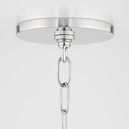 Sasha Pendant 16" - Polished Nickel