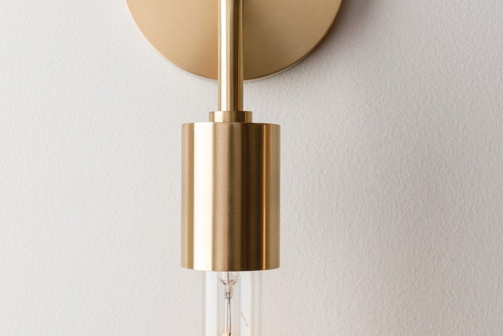 Ava Wall Sconce 12" - Aged Brass