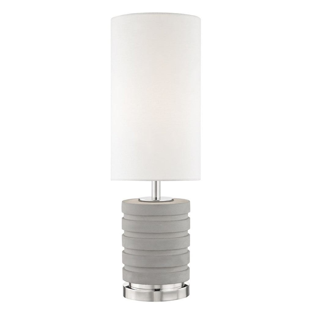 Iris Table Lamp - Polished Nickel