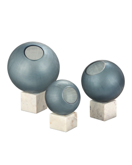 Fresno Blue Orb Set of 3