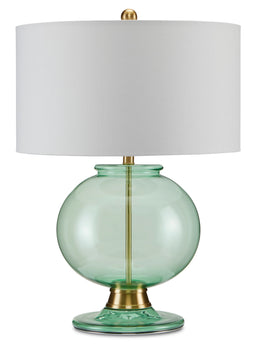 Jocasta Green Table Lamp