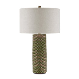 Polka Dot Green Table Lamp