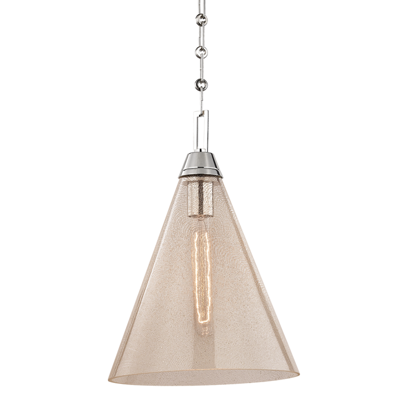 Newbury Pendant 16" - Polished Nickel