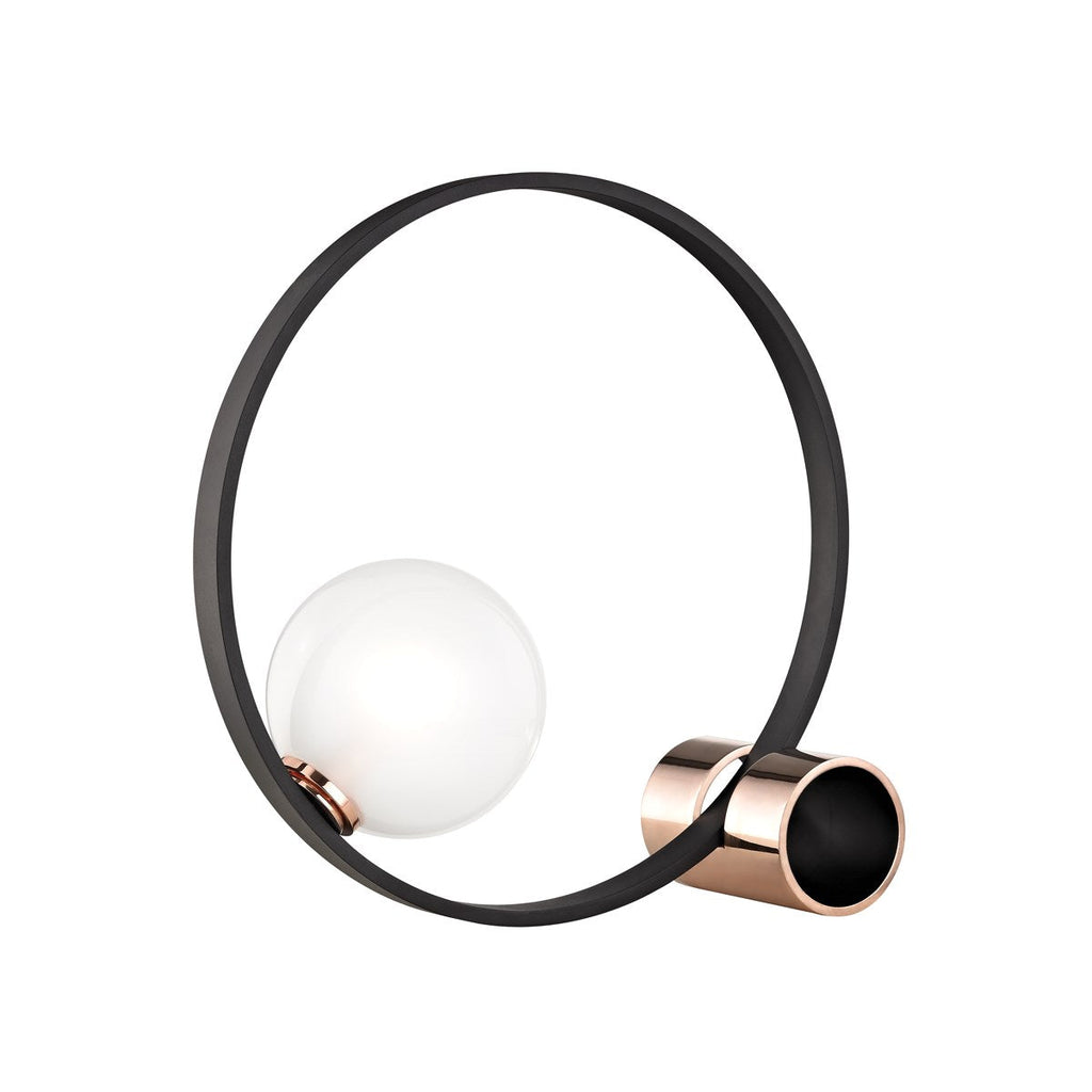 Zena Table Lamp - Polished Copper/Dusk Black