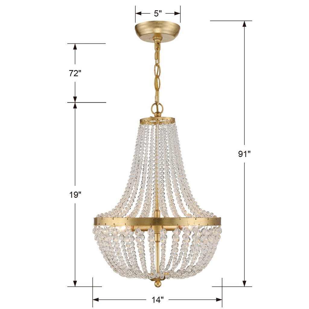 Rylee 4 Light Chandelier