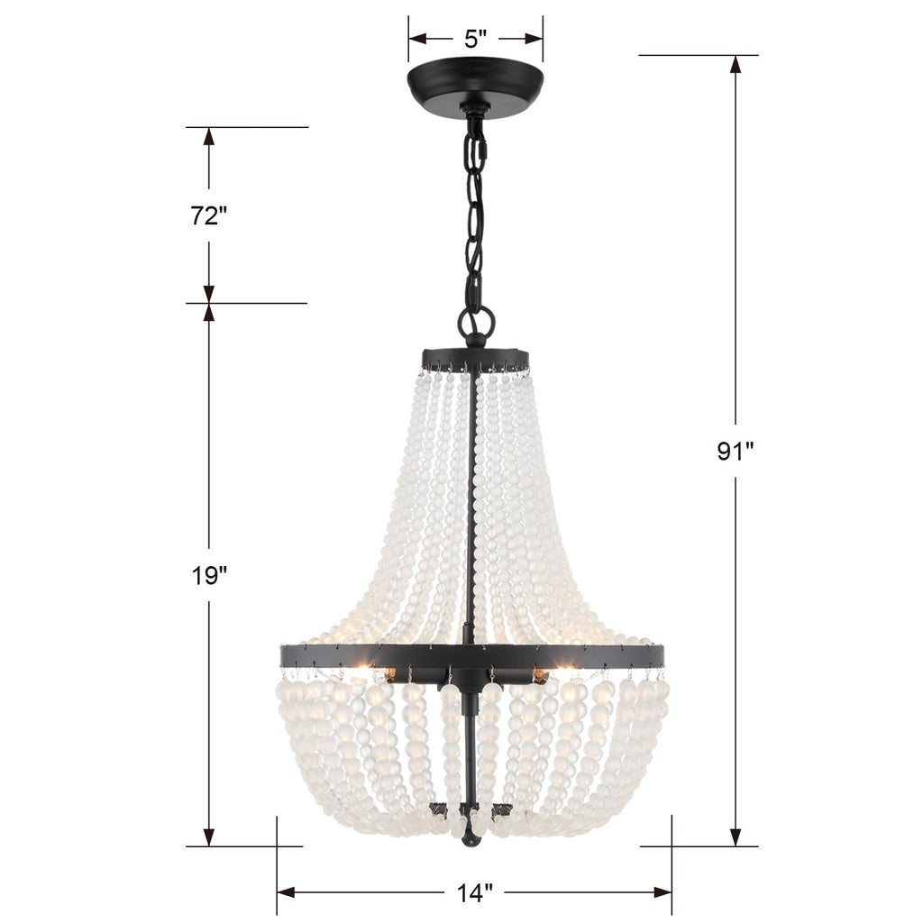 Rylee 3 Light Mini Chandelier