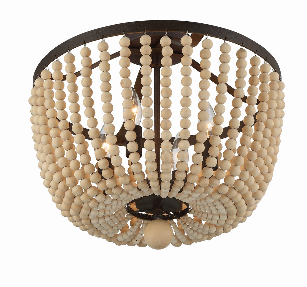 Rylee 4 Light Semi Flush