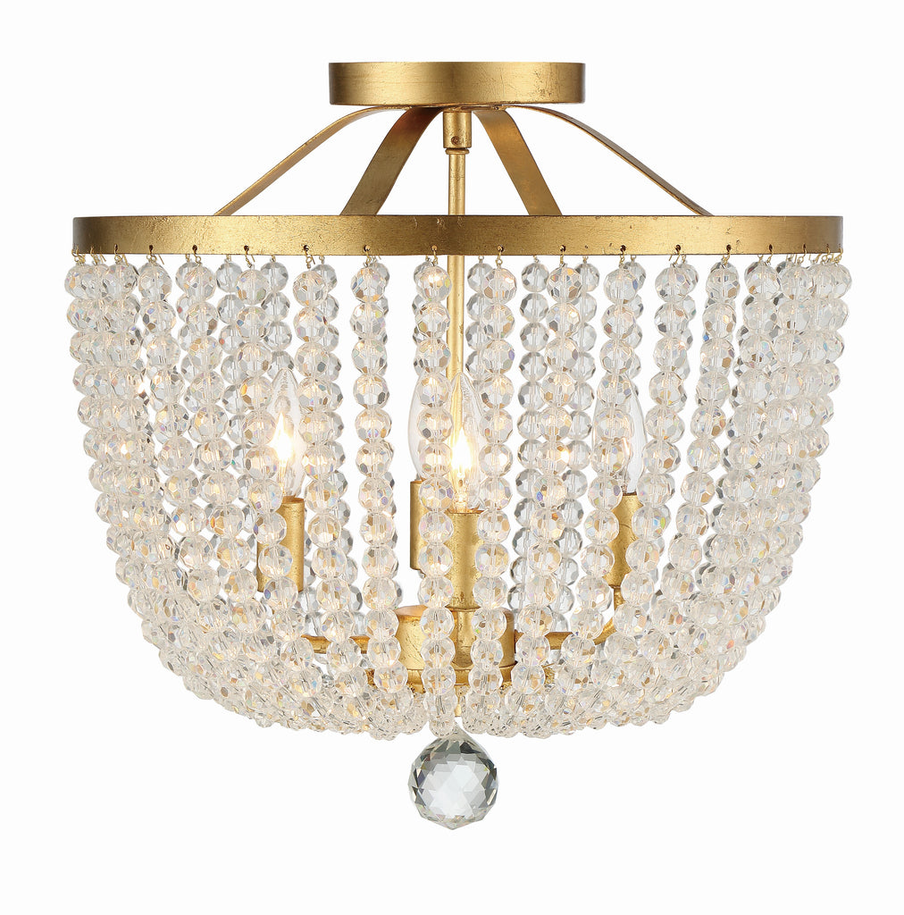 Rylee 4 Light Semi Flush