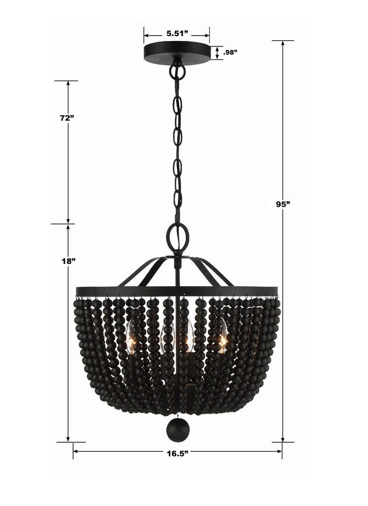 Rylee 4 Light Chandelier