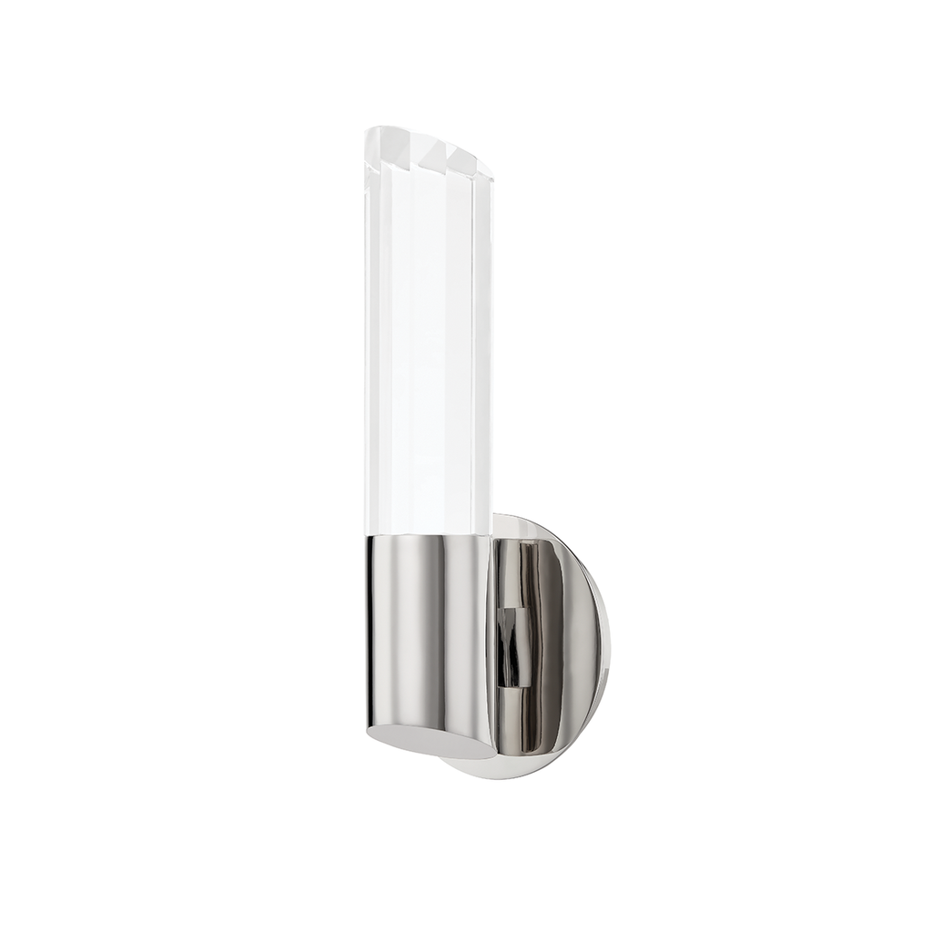 Rowe Wall Sconce 12" - Polished Nickel