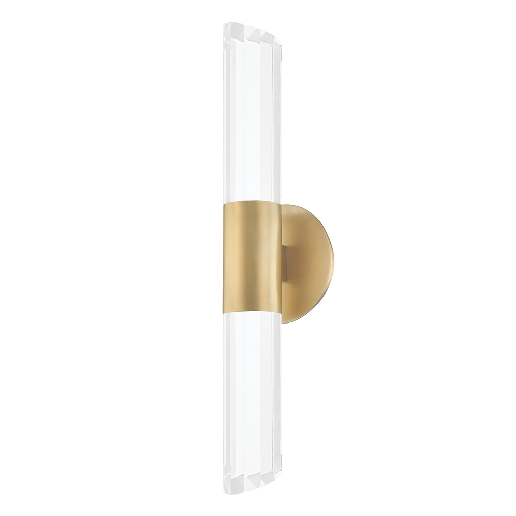 Rowe Wall Sconce 20" - Aged Brass
