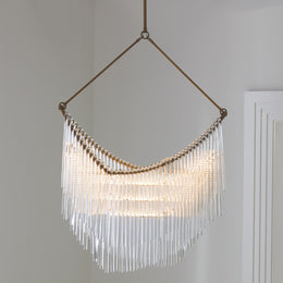 Draped Glass Chandelier