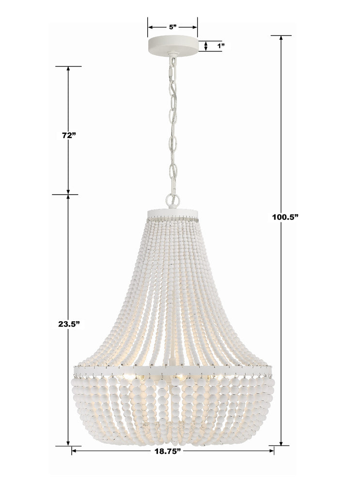 Rylee 8 Light Chandelier