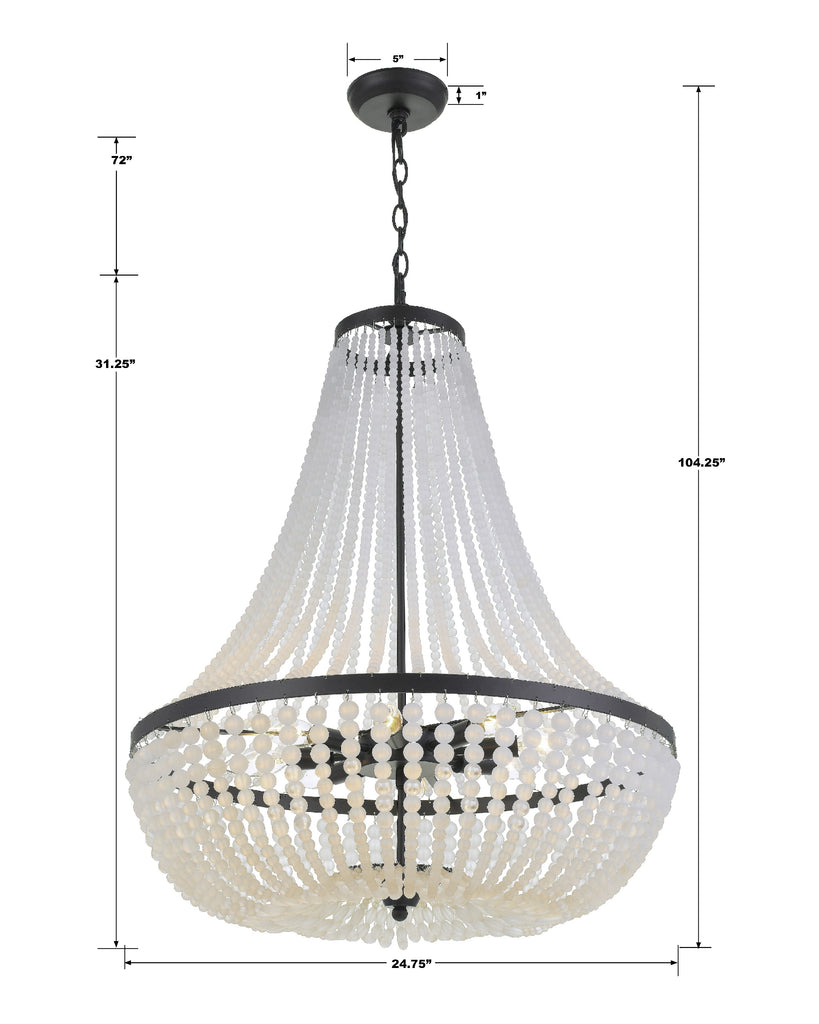 Rylee 8 Light Chandelier