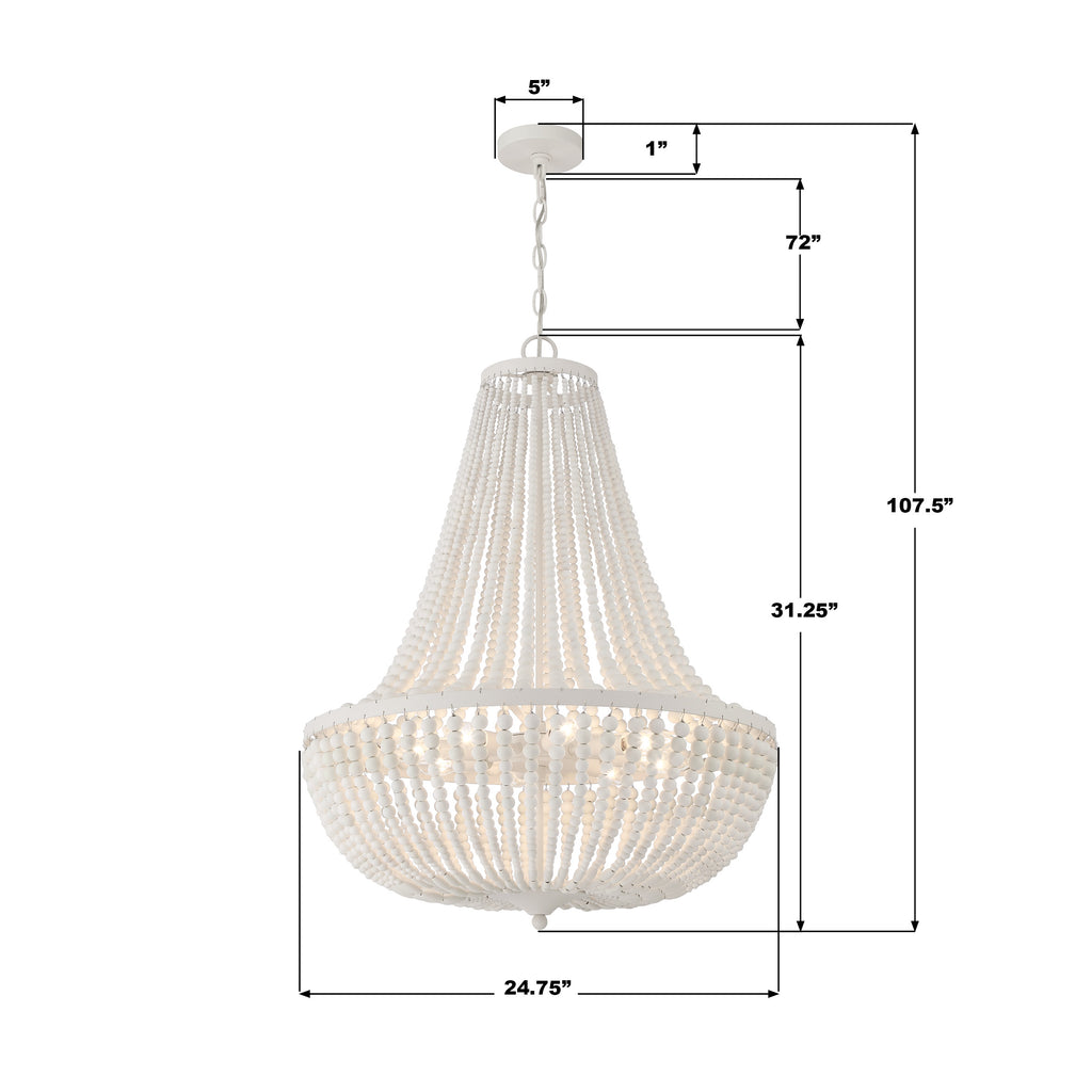 Rylee 8 Light Chandelier