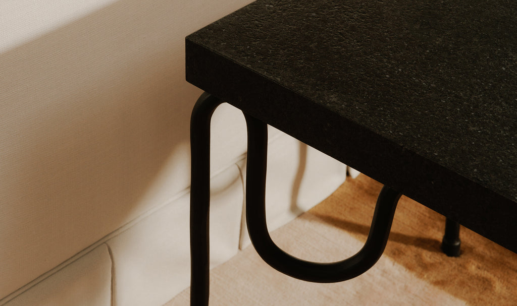 Getty Side Table Black Granite