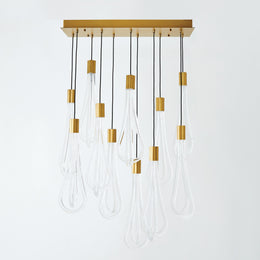 Layered Raindrop Chandelier