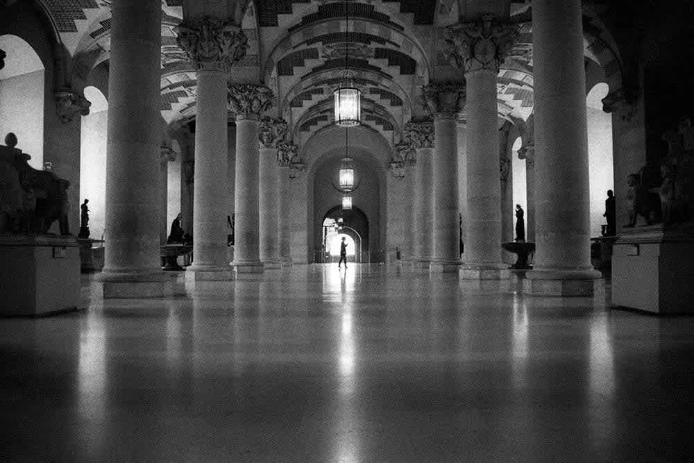 Lost Inside The Louvre by Tal Paz-Fridman | Architectural Fine Art Photography Print-45" x 30", Matte White
