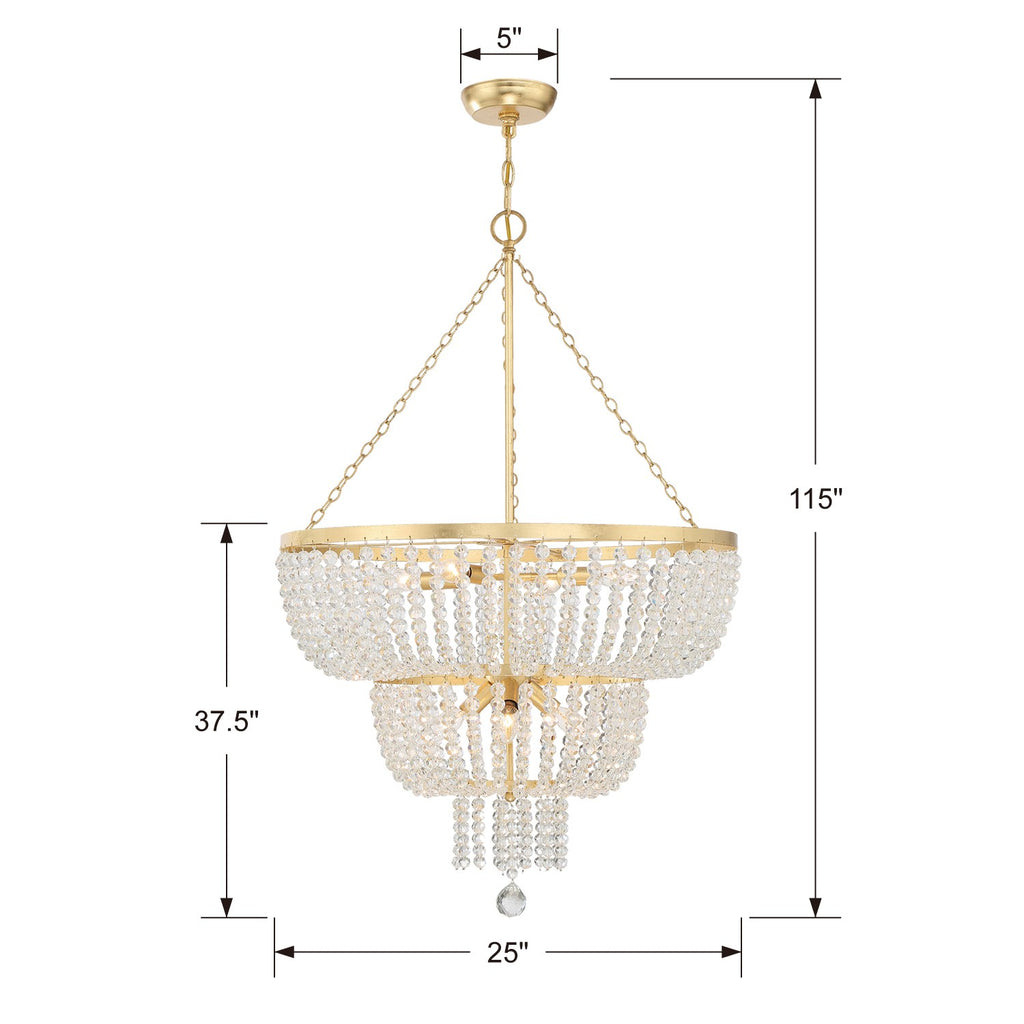 Rylee 8 Light Chandelier