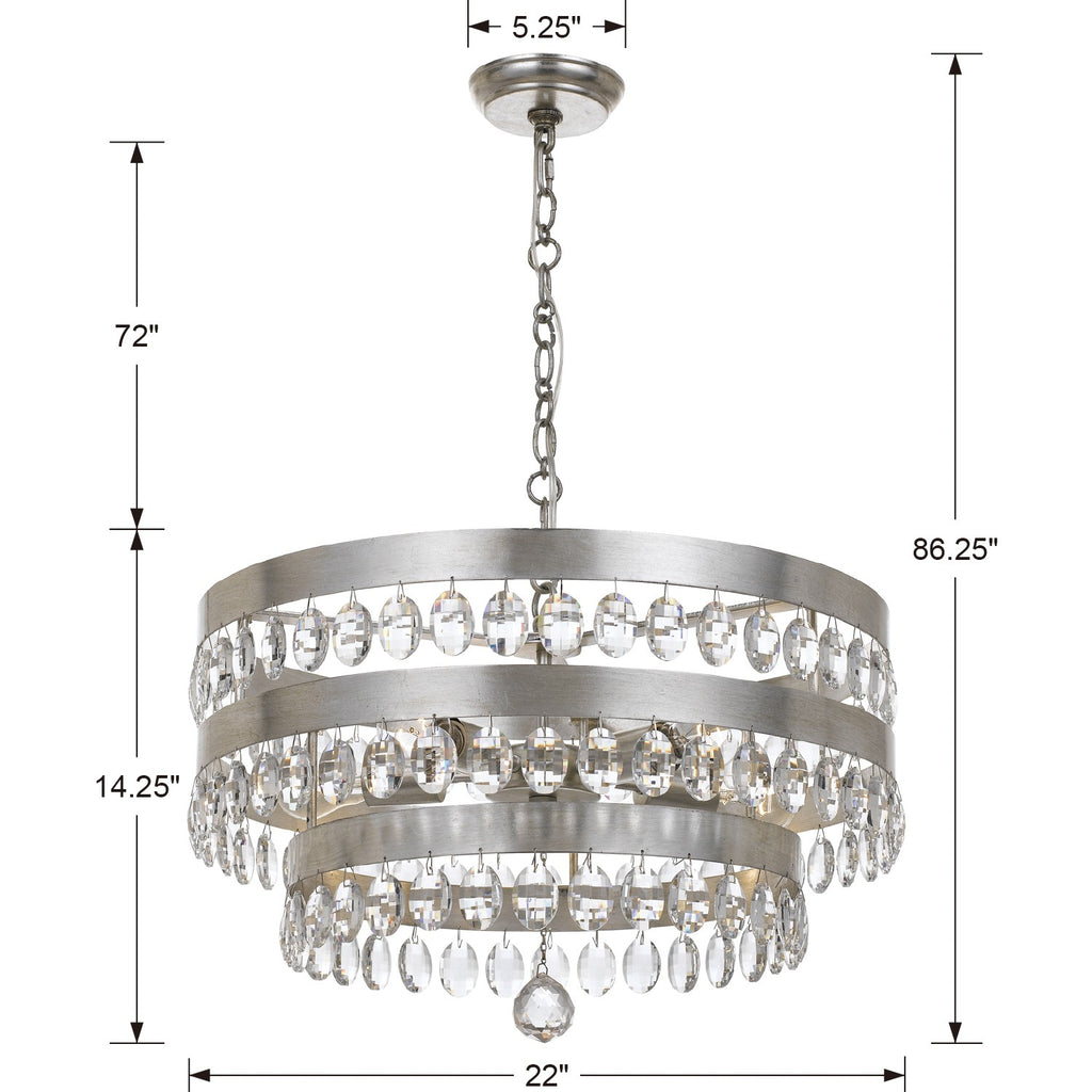 Perla 5 Light Chandelier