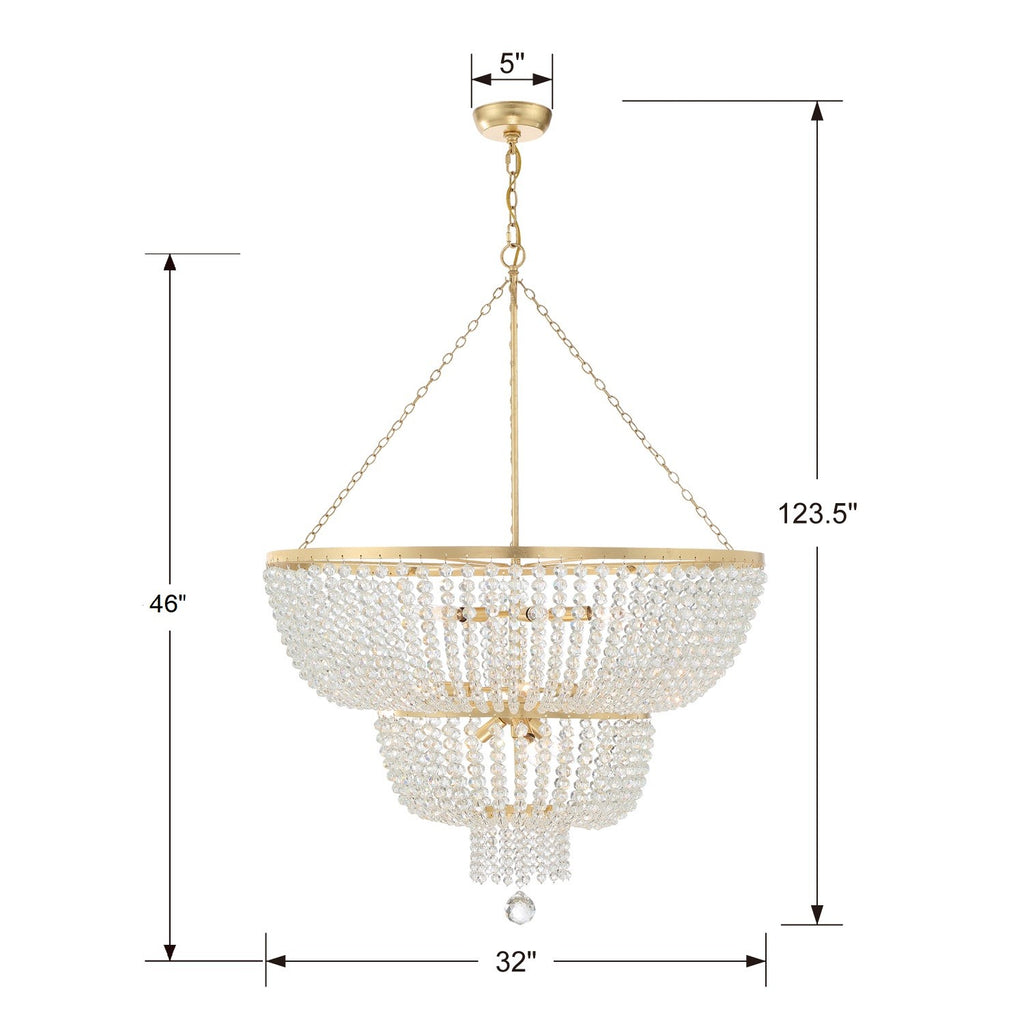 Rylee 12 Light Chandelier