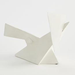 Angular Outcrop Sculpture - White : Angular Outcrop Sculpture - White (Small)