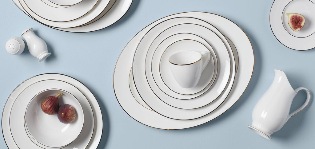 Continental Dining Gold 5 Piece Place Setting