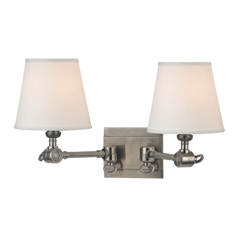 Hillsdale Wall Sconce 9" - Historic Nickel
