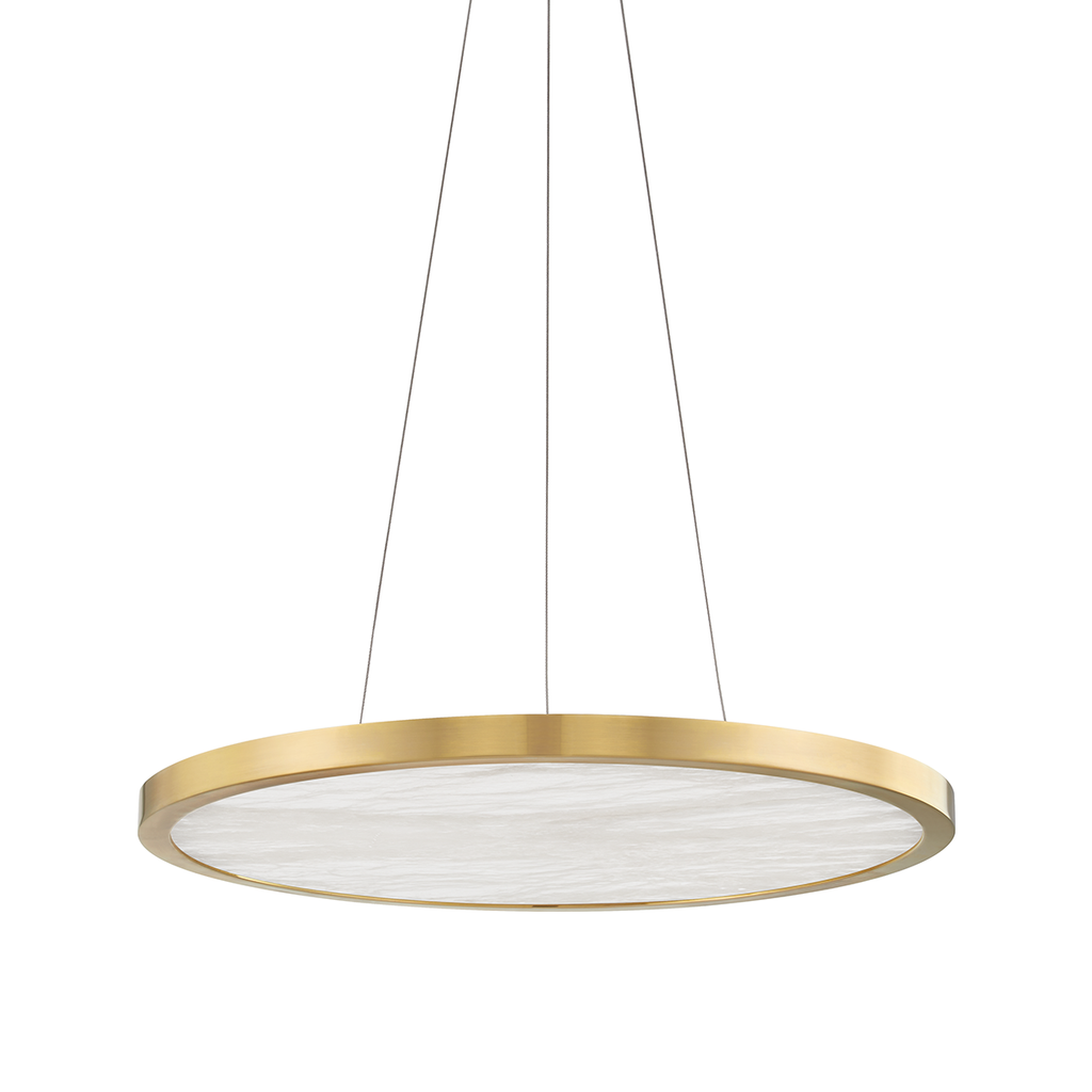 Eastport 24" Led Pendant - Aged Brass