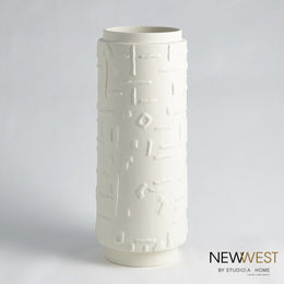 Sankuru Vase : Sankuru Vase (Large / Rustic White)