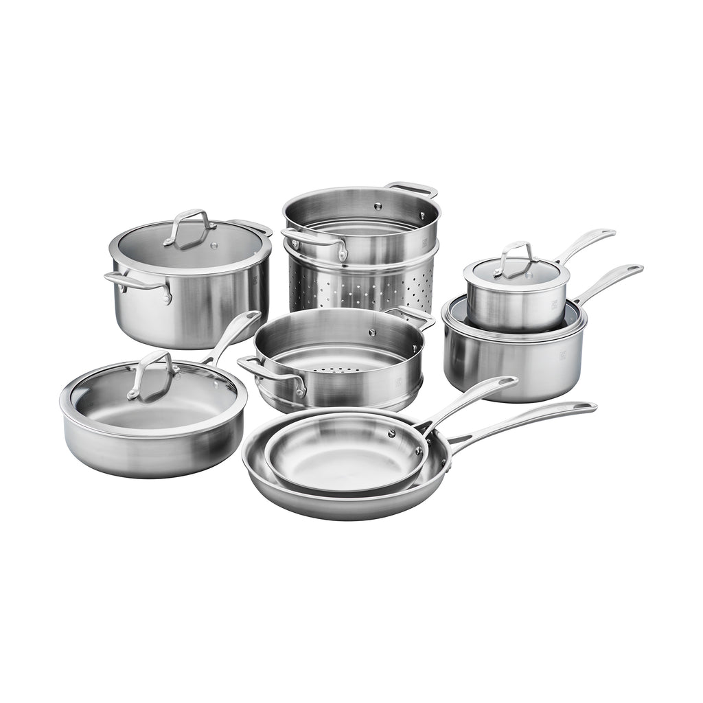 12-Piece Stainless Steel Cookware Set