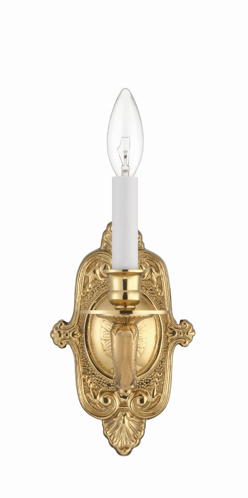 Cast Brass Wall Mount 1 Light Sconce