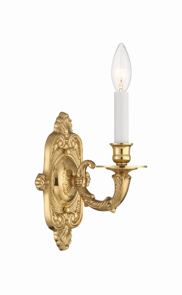 Cast Brass Wall Mount 1 Light Sconce