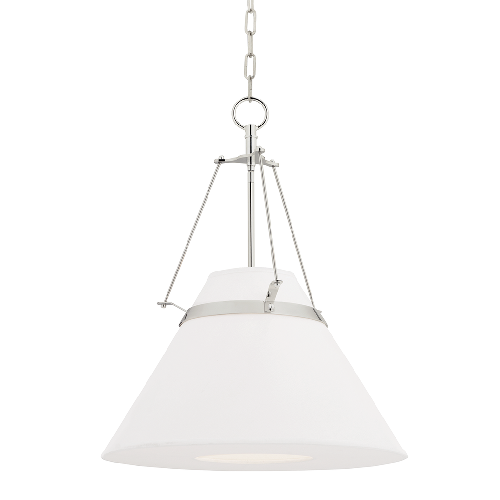 Clemens Pendant - Polished Nickel