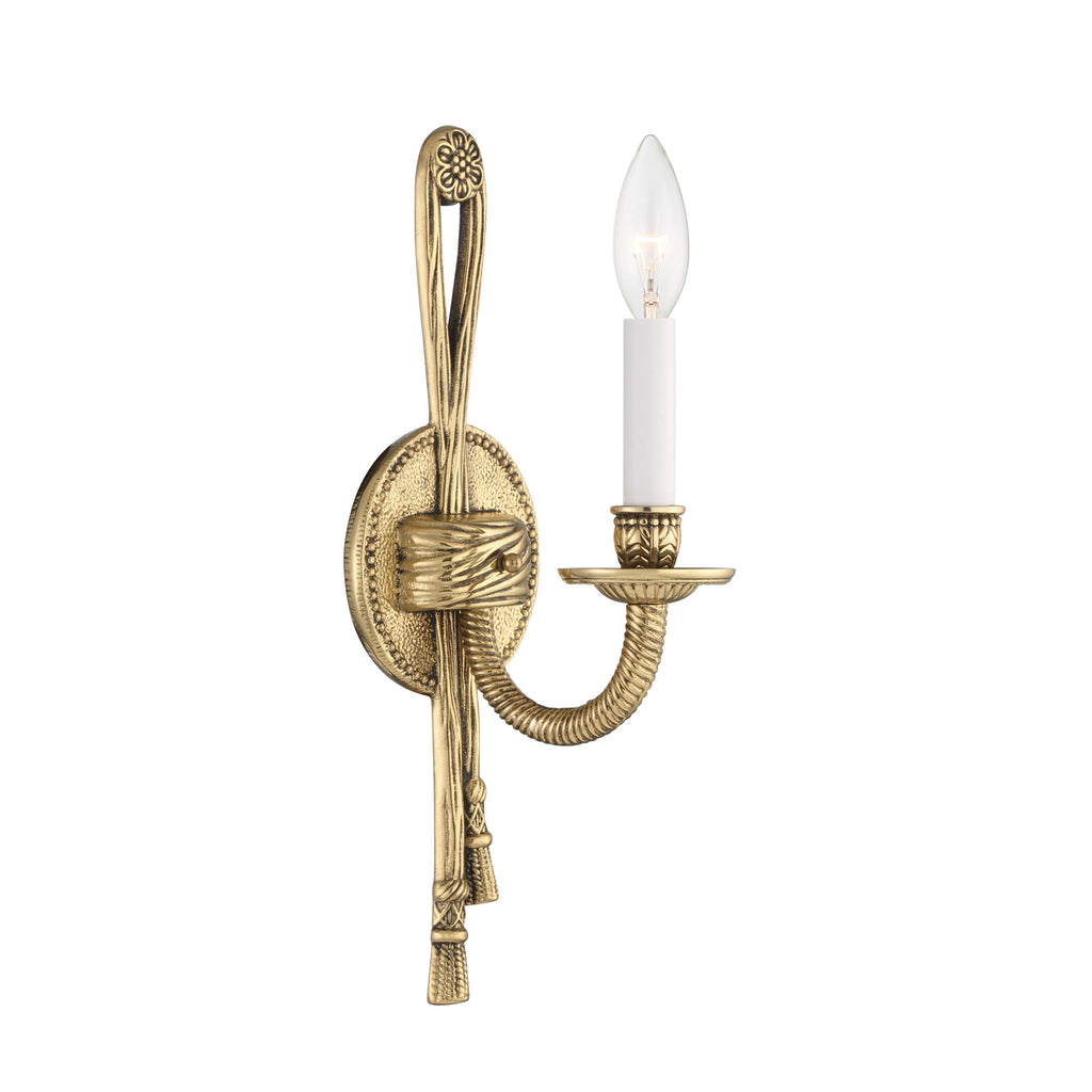 Cast Brass Wall Mount 1 Light Sconce