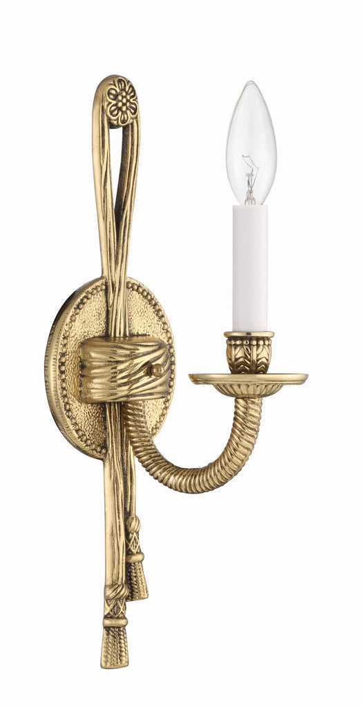 Cast Brass Wall Mount 1 Light Sconce