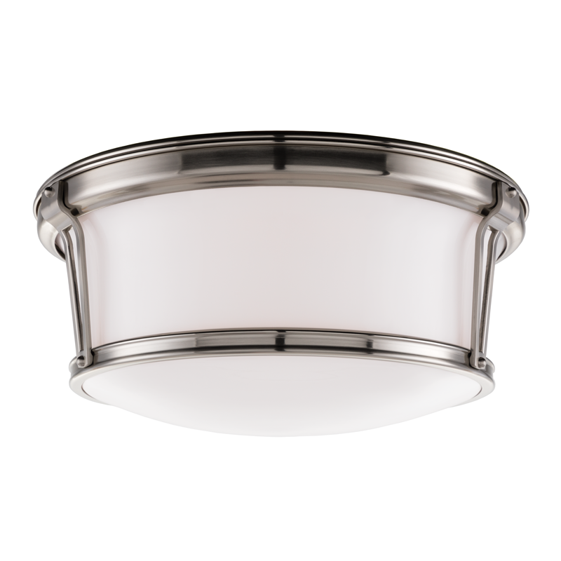 Newport Flush Mount 6" - Satin Nickel