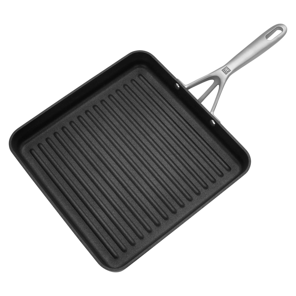 11" Aluminum Hard Anodized Square Grill Nonstick