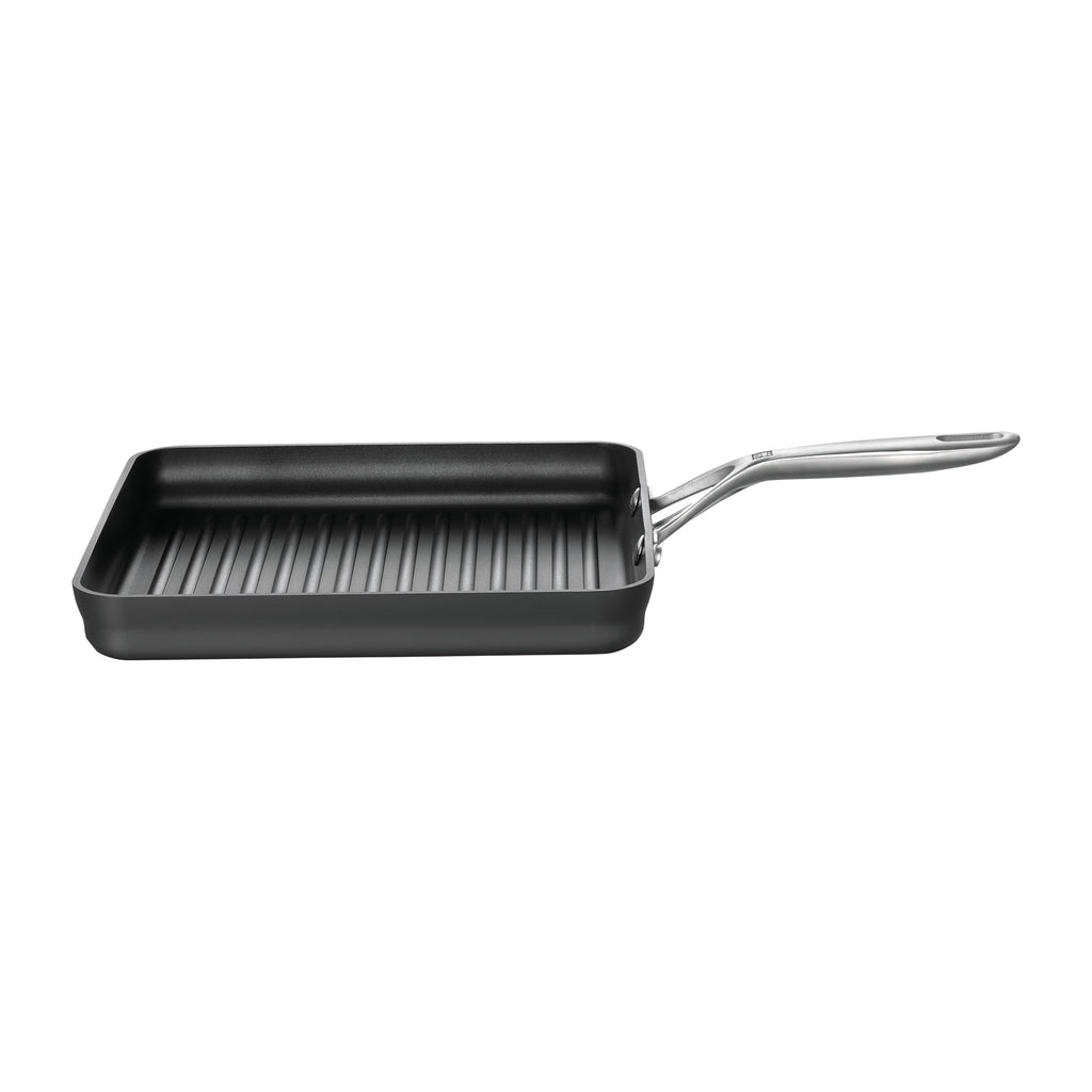 11" Aluminum Hard Anodized Square Grill Nonstick