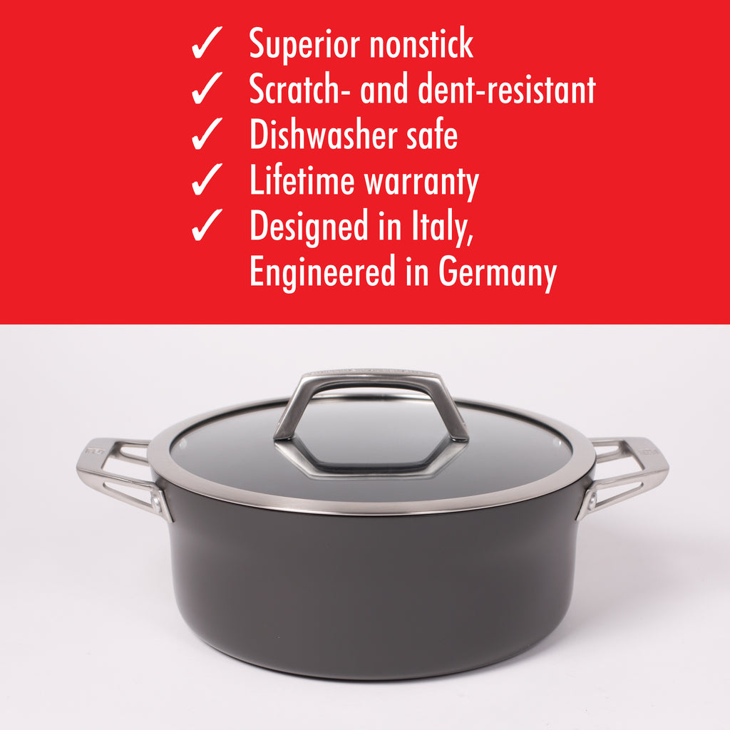 5-Quart Aluminum Hard Anodized Dutch Oven Nonstick